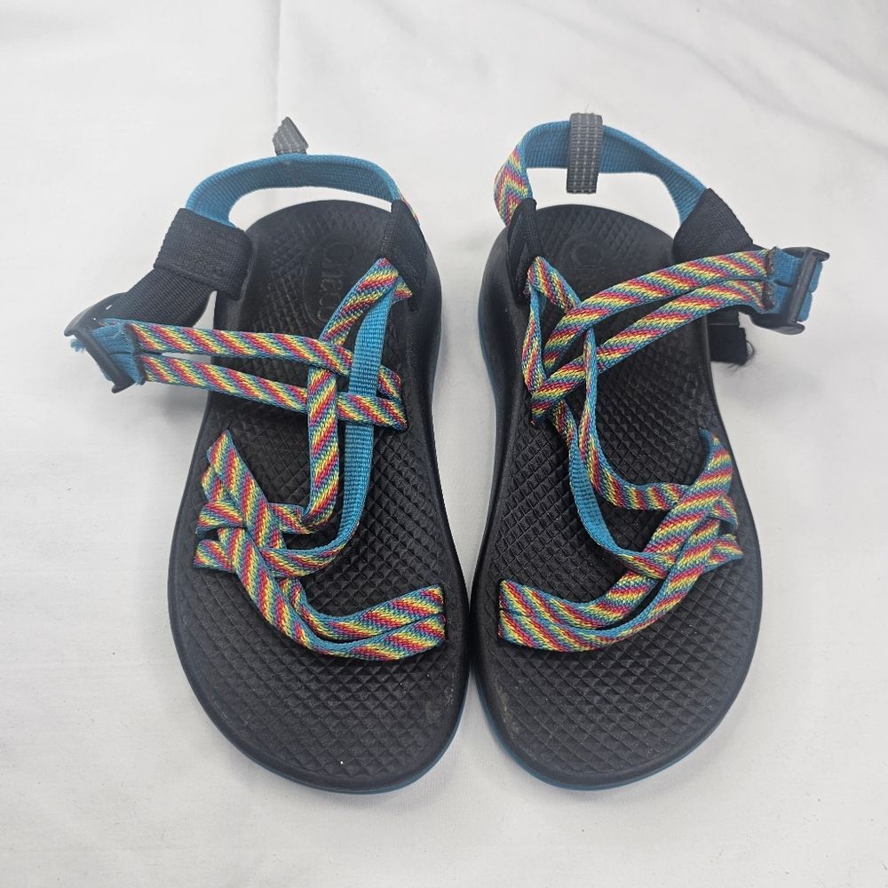 Chaco 3 strap Sandal Fiesta Rainbow size 1